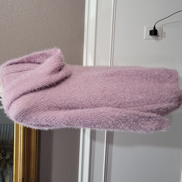 Pullover Knit Sweater Dress with Hood by AMP size Large NWT - Picture 7 of 8